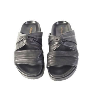 Phillip Lim twist-detail leather slides